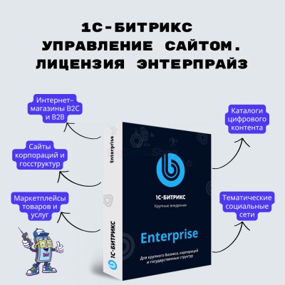 1С-Битрикс: Управление сайтом. Лицензия Энтерпрайз - купить в Мукачево